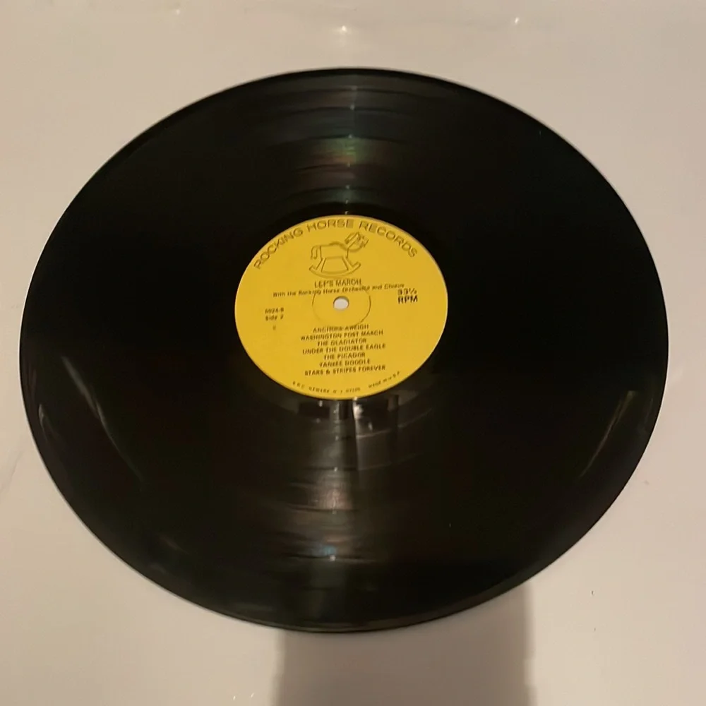 Vtg Rockinghorse orchestra let’s March Along LP record album vinyl Children’s_3